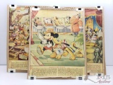 3 Pieces from Morrell's Walt Disney 1942 Calender
