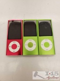 2 4th Gen and 1 5th Gen iPod Nano's