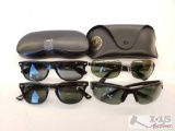 4 Pairs of Ray Ban Sunglasses