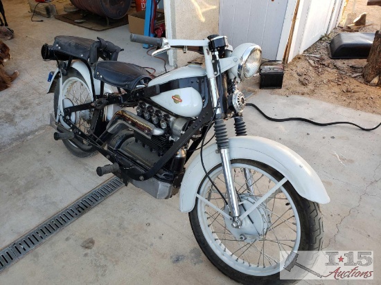 1949 Nimbus Model C Motorcycle, Running! See Video!