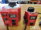 2 Variac Transformers