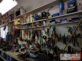 Misc Tools, Hardware Bin, Bench Grinder, Oil Filters, and more
