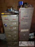2 Filing Cabinets with Tools