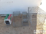 1 Animal Trap and 3 Kennels