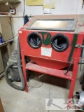 Working Steel Blaster Cabinet and Craftsman Wet Dry Vac