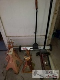3 Ton Jack, 4 Jack Stands, and Rolling Magnet