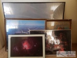 5 Pieces of Framed Artwork