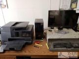 Dell Desktop Computer and HP Office Jet Pro 8620
