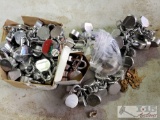 Approx 80 Assorted Padlocks with Some Keys