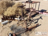 Auger, Jack Stands, Metal Bench and Other Misc Items