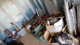 Assorted Motorcycle Parts Including Headlights, Taillights, Shocks, Harley Davidson Parts and More