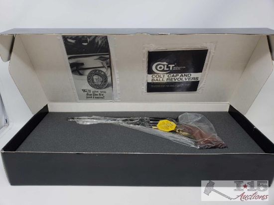 Colt 1860 Army Model F1203 Black Powder .44 Cal Revolver, Original Box, Never Fired