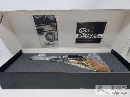 Colt 1st Dragoon Model F1700 Black Powder .44 Cal Revolver, Original Box, Never Fired