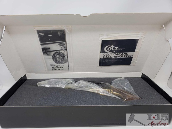 Colt 2nd Dragoon Black Powder .44 Cal Revolver, Original Box, Never Fired