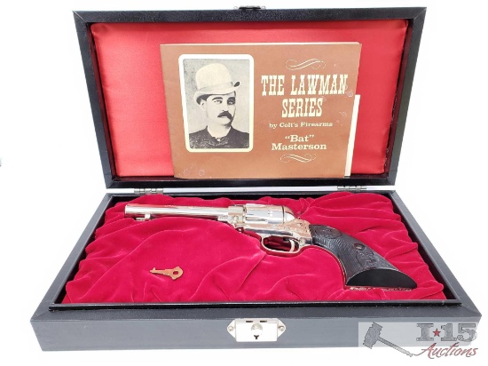 Colt Lawman Series "Bat" Masterson Frontier Scout .22lr Revolver with Case