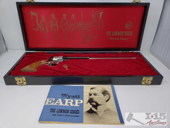 Colt The Lawman Series "Wyatt Earp" Frontier Scout .22lr Revolver with Case