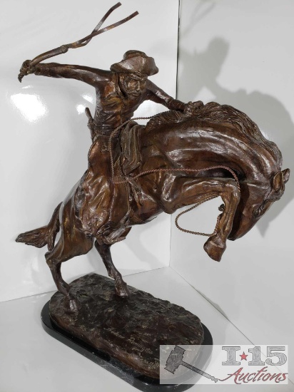 "The Bronco Buster" by Frederic Remington