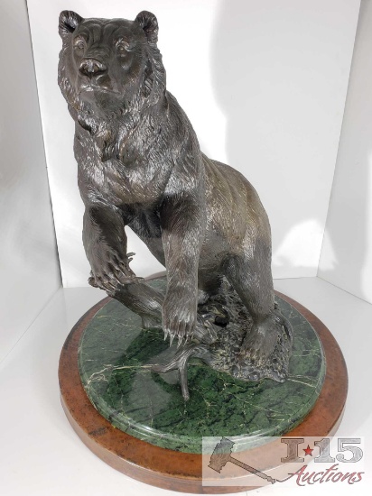 Grizzly Bear Bronze by William Davis, 1982, This is number 3 out of ONLY 5