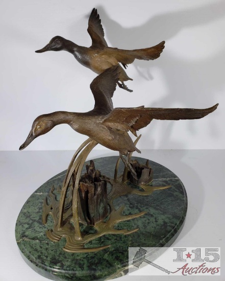 "To Ride the Wind" Limited Edition Canvasbacks Bronze by William Davis, 1978, 8/15