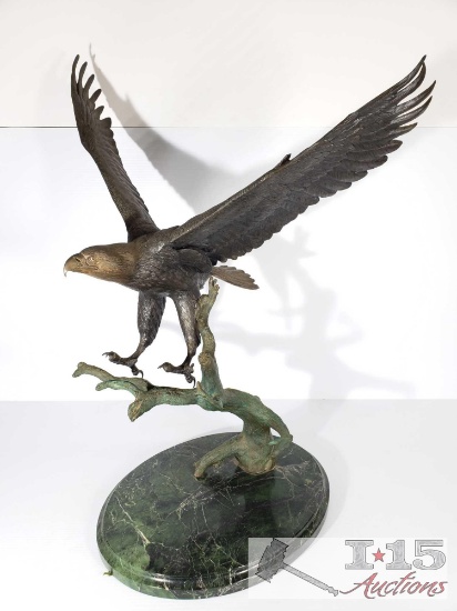 "America" Limited Edition Golden Eagle Bronze by William Davis, 1982, 21/30