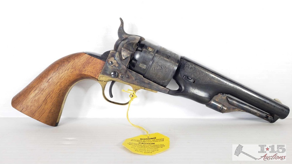Colt 1860 Army Model F1200 .44 Cal Black Powder Revolver, Original Box, Never Fired