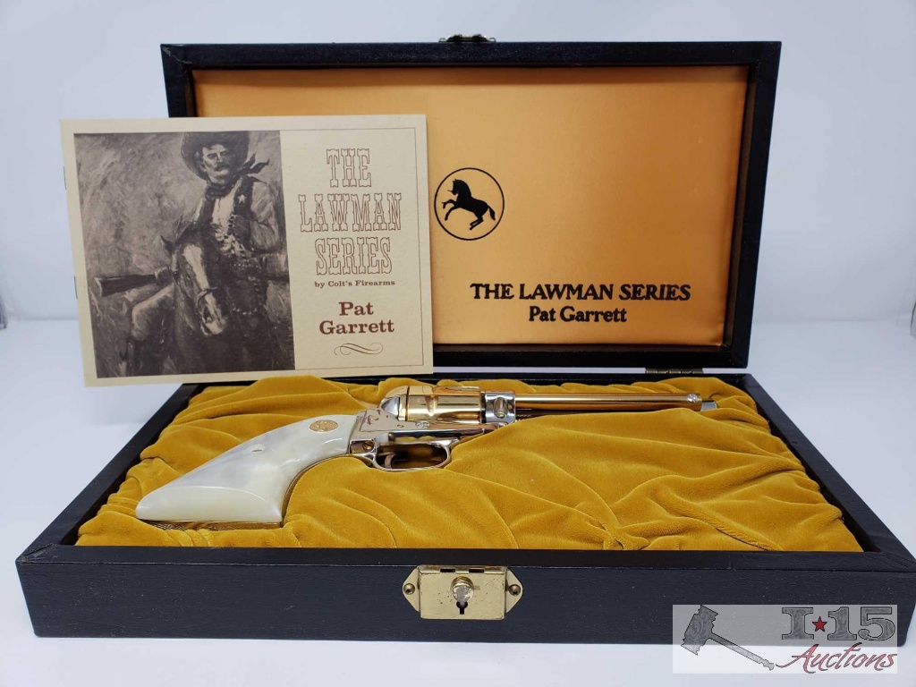 Colt Lawman Series Pat Garrett Frontier Scout .22lr Revolver with Case