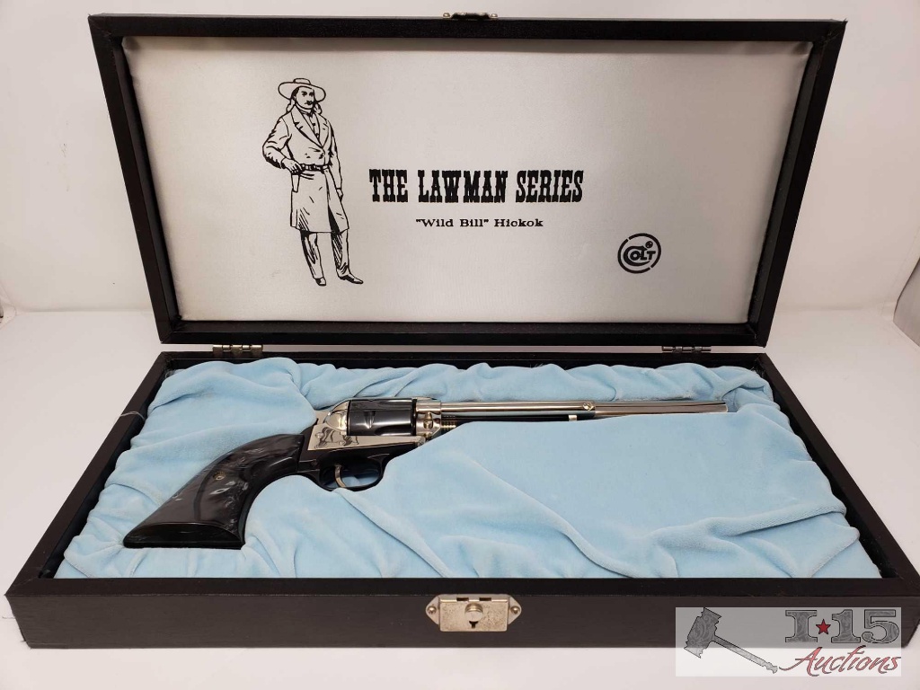 Colt The Lawman Series "Wild Bill" Hickok Peacemaker .22lr Revolver with Case