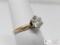 14k Gold Solitaire Diamond Ring over  1ct,  2.2g, Size 5. Current  Appraisal $9850.00