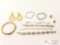 Costume Jewelry, 2 Silver Bracelets (10g of .925), 5 Costume Bracelets, 1 Bangle, Earrings