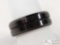 Men's Black Tungsten Ring Size 10
