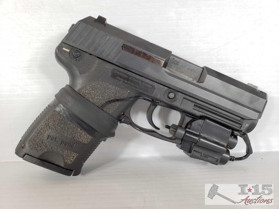 HK USP Compact .45 Auto Semi-Auto with Laser Attachment and Case