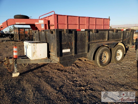 12' Dump Trailer. New Battery and Controller! See Video!