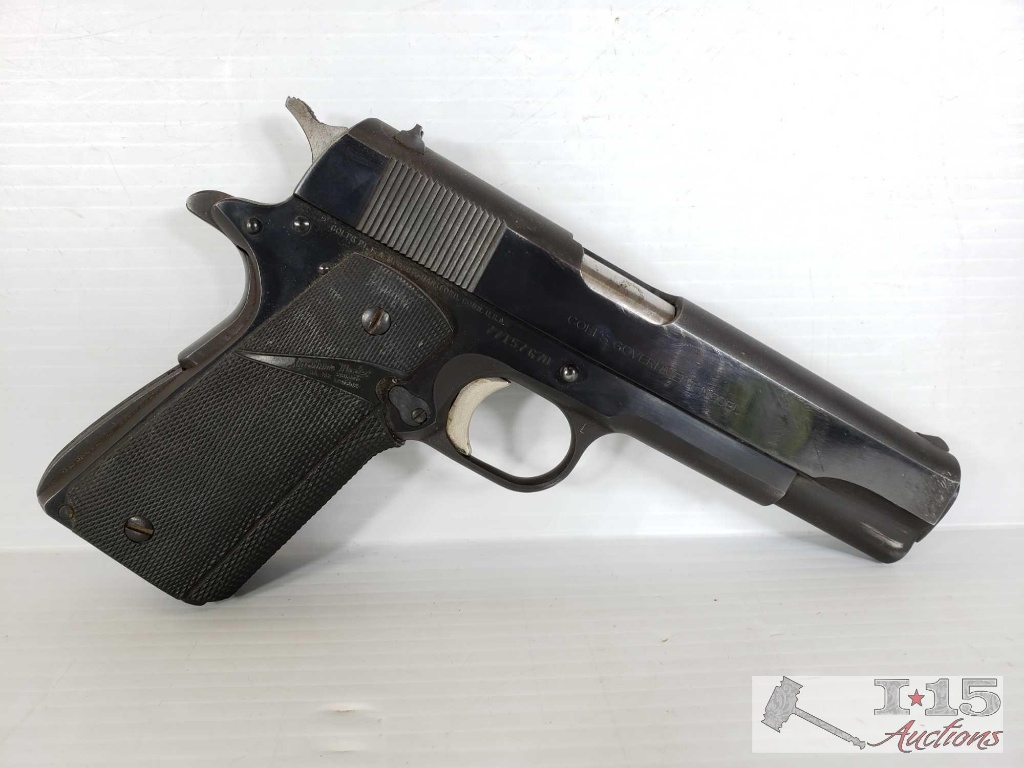 Colt MK IV Series 70 Government Model 1911 .45 Cal Semi-Auto with Holster