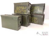 5 Ammo Cans 3 Small & 2 Large