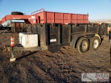 12' Dump Trailer. New Battery and Controller! See Video!