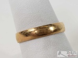 Tested 18k Gold Band, 2.8g, Size 9
