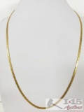 14k Gold Filled Necklace, 9.7g