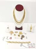 Costume Jewelry, Necklace, Bracelet, Watch, Earrings etc