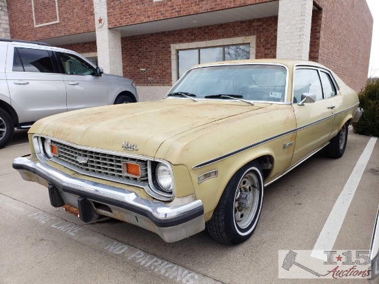 1974 Chevrolet Nova Custom 2 Door Hatchback 350 V8, Runs! See Video!