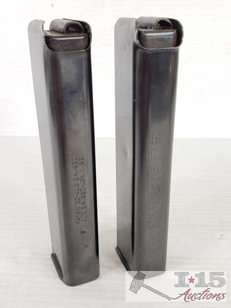 2 .45 Cal 20 Round Magzines for Thompson Model 1927