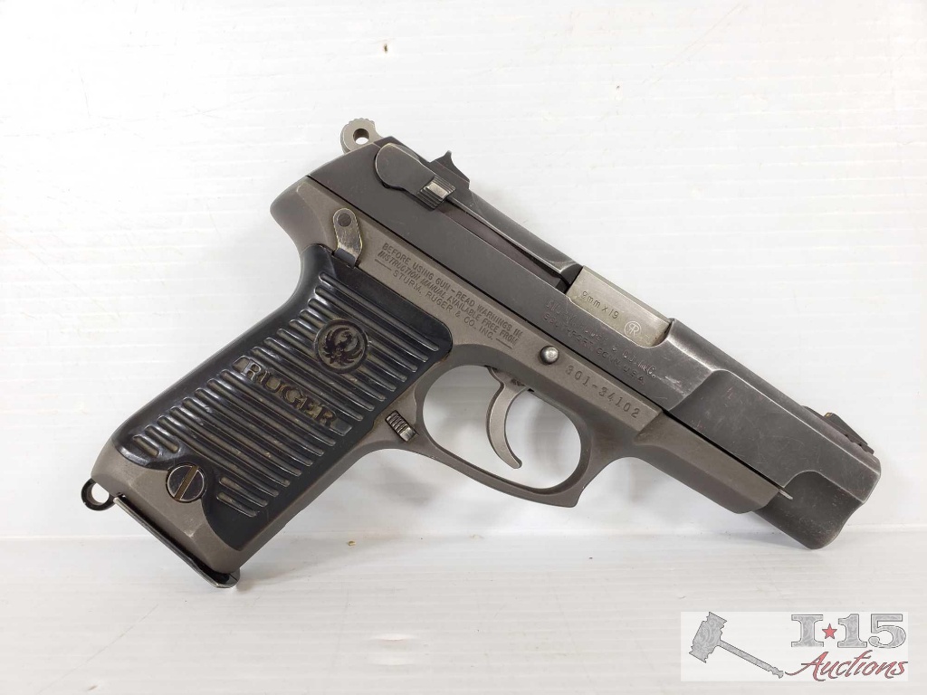 Ruger P85 9x19 mm Semi-Auto Pistol with 15 Round Mag