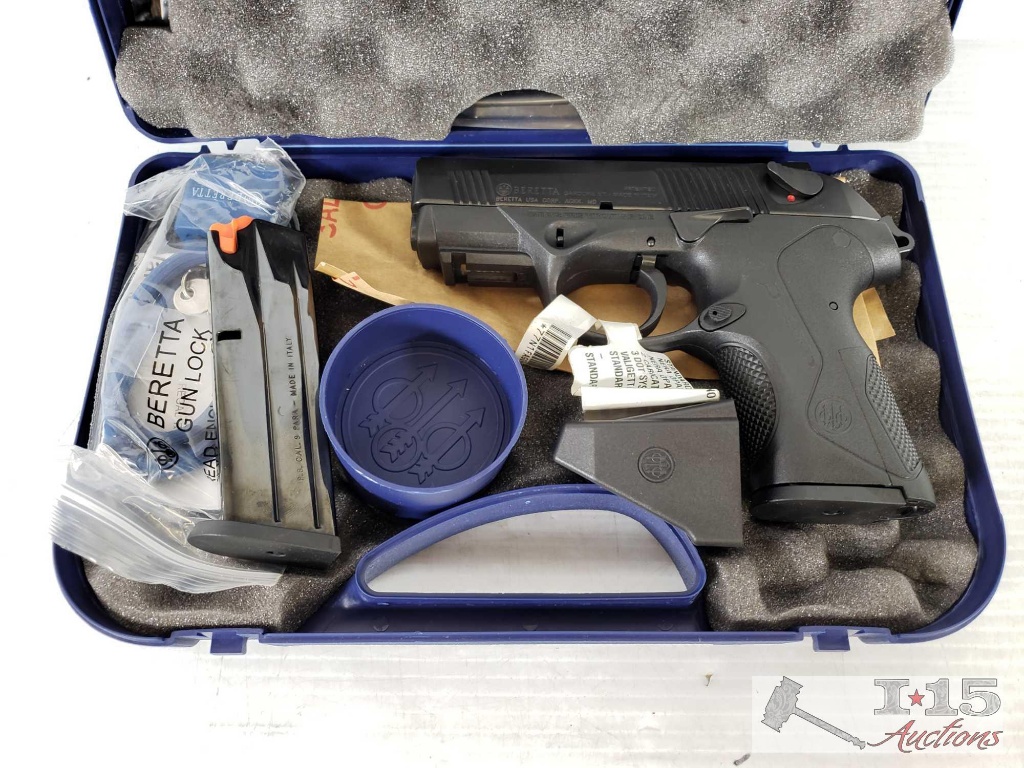 New Beretta PX4 Strom 9x19 Semi-Auto Pistol with 2 15 Round Magazines