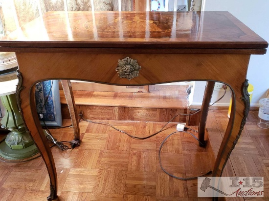 19th Century Italian Inlaid Game Table