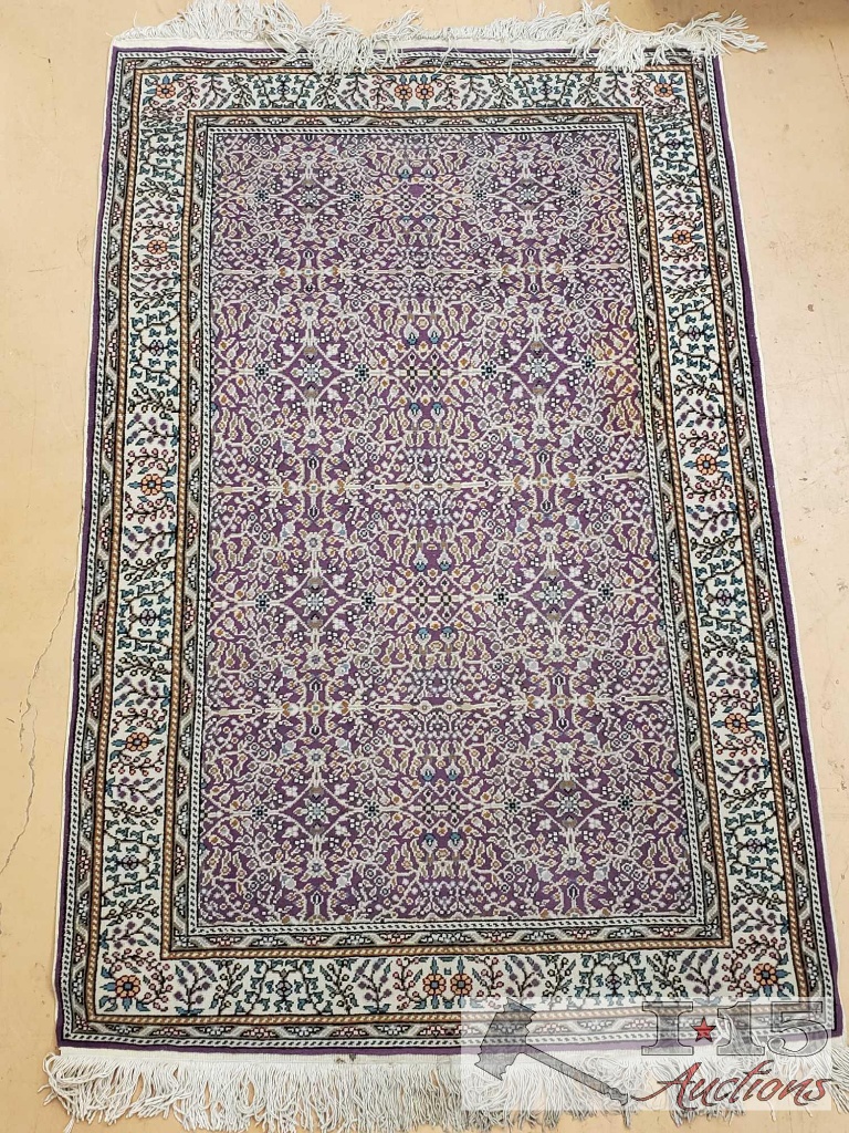 Kayseri "Flower Garden" Wool on Cotton Rug