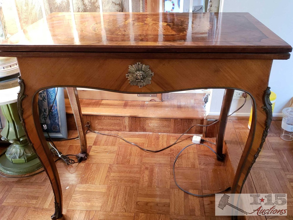 19th Century Italian Inlaid Game Table