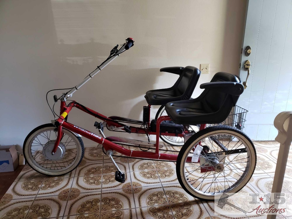 Adult Sized Motorized Worksman Team Dual Trike