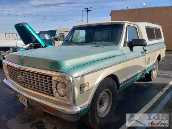 1972 Chevy C20, 350 Eng. Turbo 400 Trans, 14 Bolt Corporate Rear End, See Description for More Info!