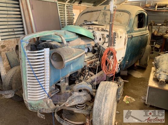 1938 Buick coupe with late model 350 TPI motor (ready for someone to finish this project) See Video!