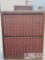 Medium Brown Wood Shelving Cabinet With Encyclopedia Britannica Set