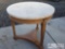 Light Wood & Marble End Table or Plant Table